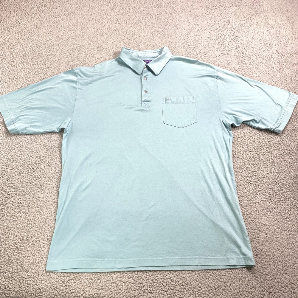 Pendleton Polo‎ Shirt Adult XL Extra Large Blue Short Sleeve Casual Mens